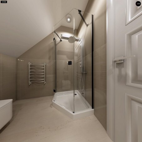 Проект дома U102 GP - 15 С мансардным этажом дома в Киеве