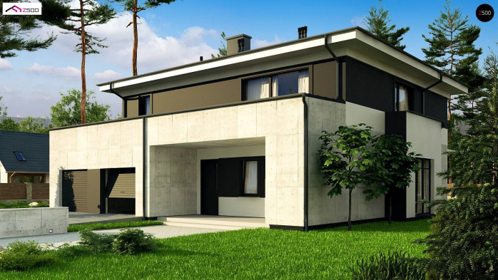 Проект дома Ux62 A - 3 Двухэтажные дома в Киеве