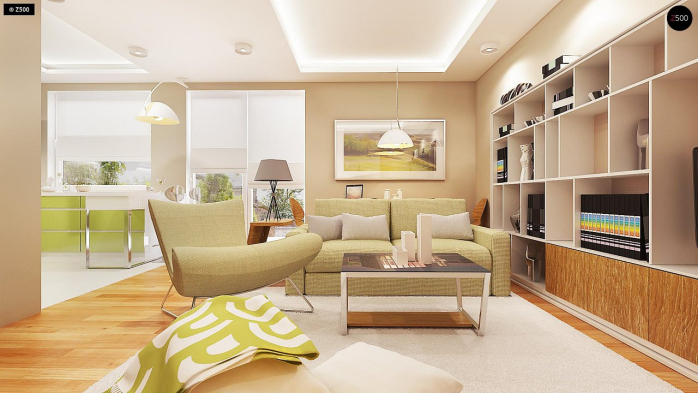 Проект дома U78 - 3 Одноэтажные дома в Киеве