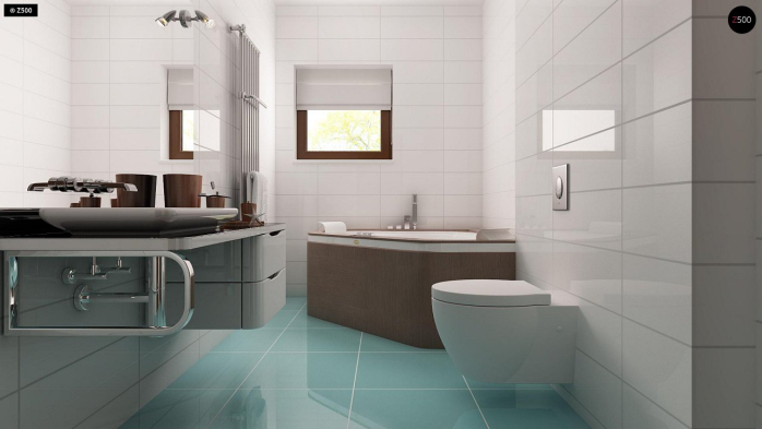 Проект дома U12 P GP - 13 С мансардным этажом дома в Киеве