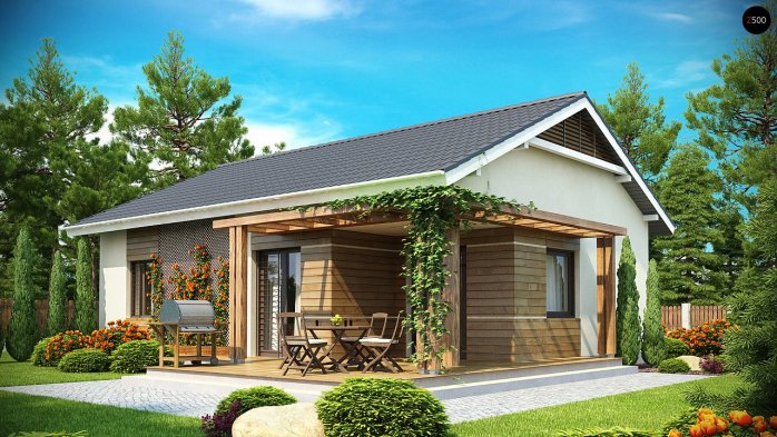 Проект дома U136 - 2 Одноэтажные дома в Киеве