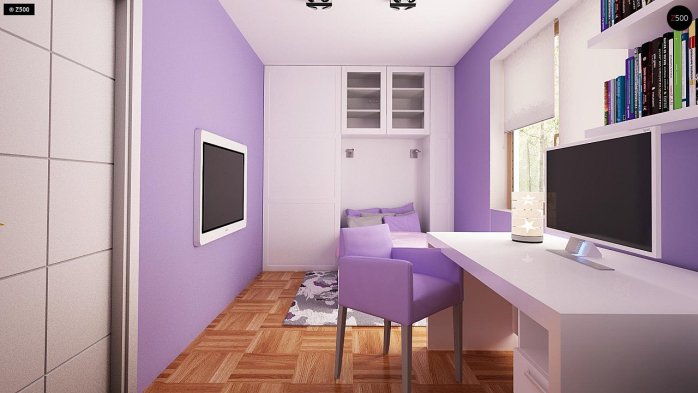 Проект дома U255 a - 12 С мансардным этажом дома в Киеве