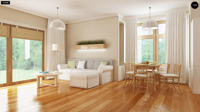 Проект дома U106 - 4 С мансардным этажом дома в Киеве