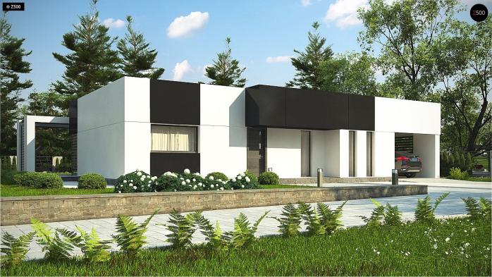 Проект дома Ux150 - 1 Одноэтажные дома в Киеве