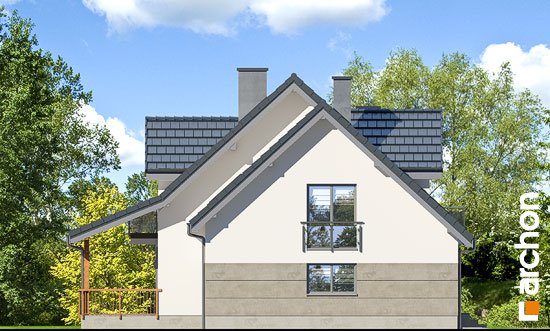 Проект дома Дом в тамарисках 4 (ПН) - 5 С мансардным этажом дома в Киеве