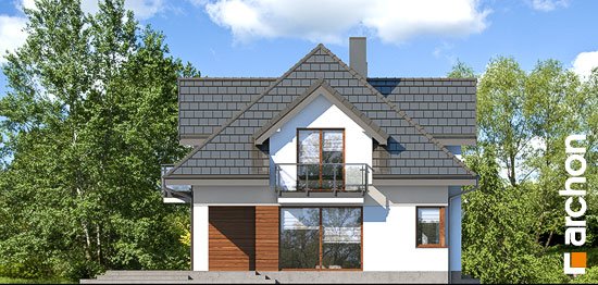 Проект дома Дом в сливах 2 - 4 С мансардным этажом дома в Киеве