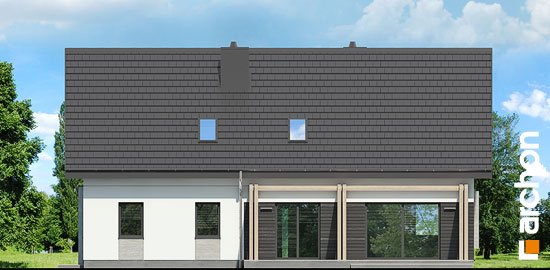 Проект дома Дом в гвоздиках (Г2) - 6 С мансардным этажом дома в Киеве