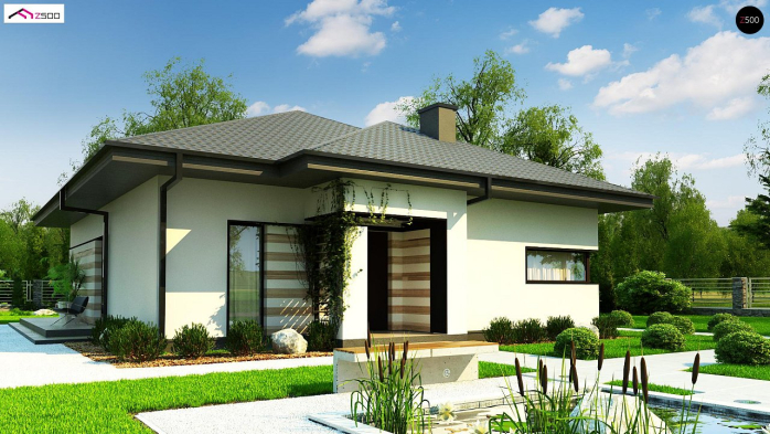 Проект дома U383 - 2 Одноэтажные дома в Киеве