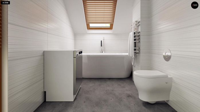 Проект дома U264 - 14 С мансардным этажом дома в Киеве