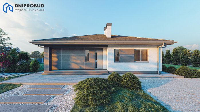 Проєкт будинку DB 45 - Одноповерхові дома у Києві