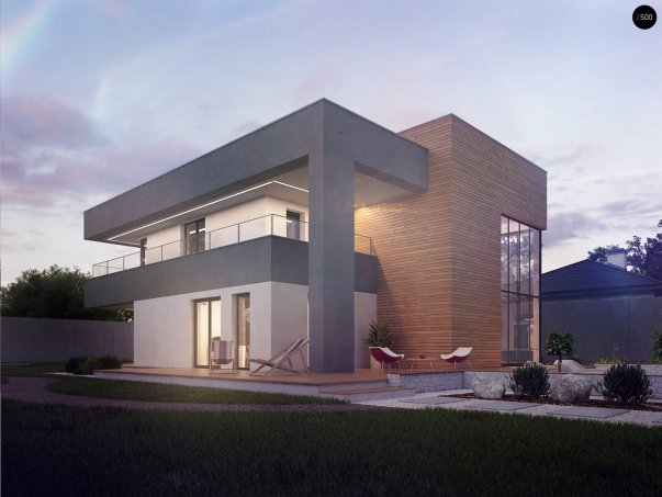 Проект дома Ux108 - 3 Двухэтажные дома в Киеве