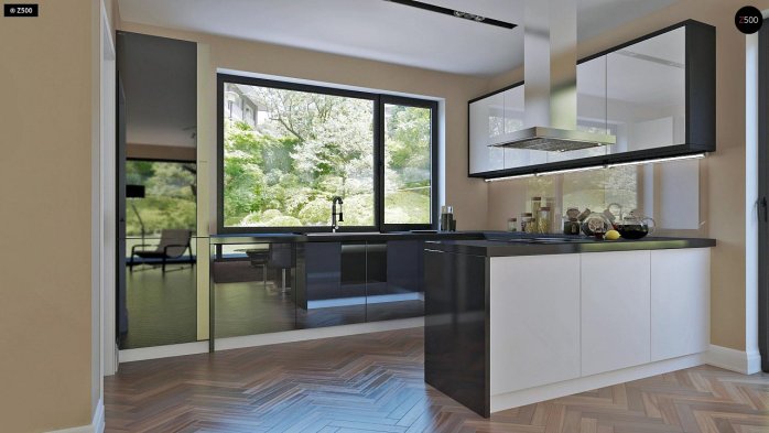 Проект дома U240 - 7 С мансардным этажом дома в Киеве