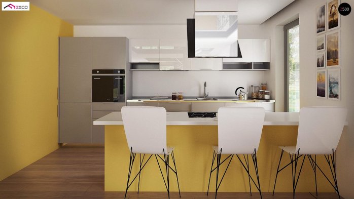 Проект дома Ux139 - 12 Двухэтажные дома в Киеве