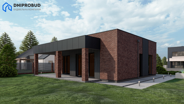 Проект дома Db 28 - 1 Одноэтажные дома в Киеве