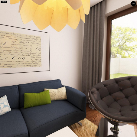 Проект дома U12 P GP - 4 С мансардным этажом дома в Киеве