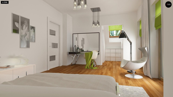 Проект дома U269 - 17 С мансардным этажом дома в Киеве