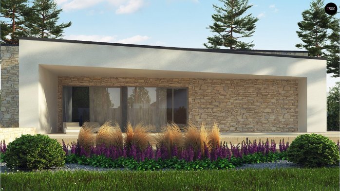 Проект дома Ux71 - 5 Одноэтажные дома в Киеве