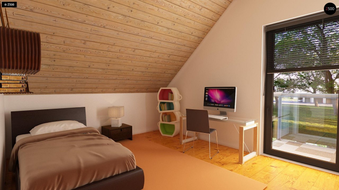 Проект дома U265 - 12 С мансардным этажом дома в Киеве