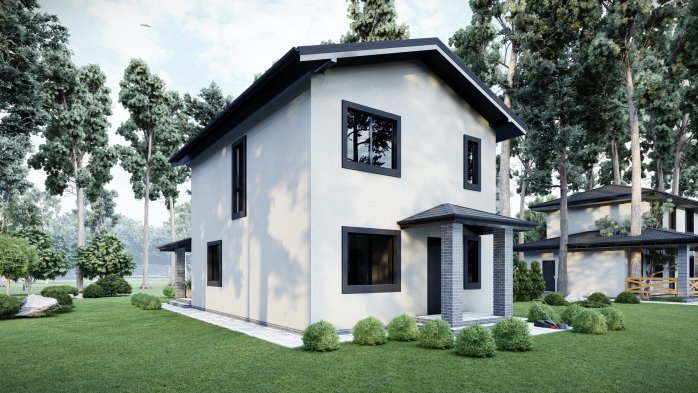 Проект дома DBT 549 - 2 Двухэтажные дома в Киеве