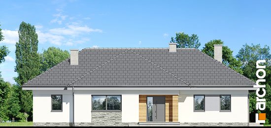 Проект дома Дом в навлоциях - 3 Одноэтажные дома в Киеве