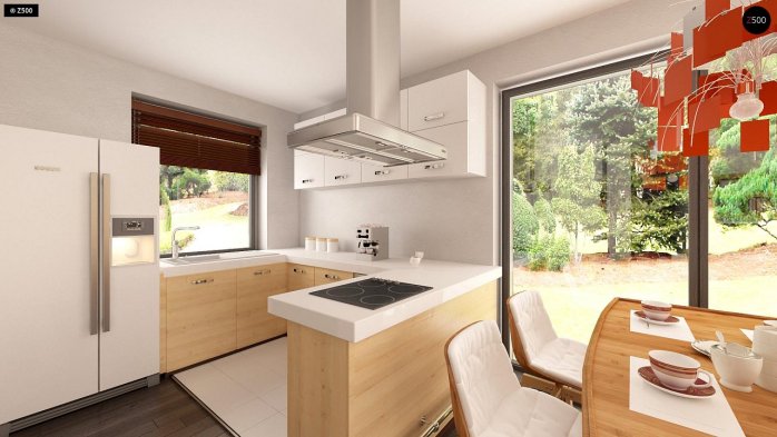 Проект дома U241 GP HB - 8 Одноэтажные дома в Киеве